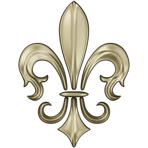 Fleur-de-lis - рельефная лилия в формате STL для ЧПУ