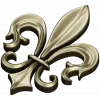 Fleur-de-lis - рельефная лилия в формате STL для ЧПУ