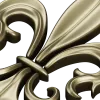 Fleur-de-lis - рельефная лилия в формате STL для ЧПУ