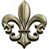 Fleur-de-lis - рельефная лилия в формате STL для ЧПУ