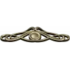 Art Nouveau Medallion Applique STL for CNC - decorative panel 3D model