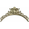 Baroque Acanthus Crest STL for CNC