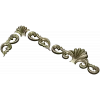 Раковинный картуш для фрезеровки - угол и фриз (STL)