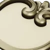 Regal Scroll Medallion - STL 3D model for CNC