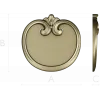 Regal Scroll Medallion - STL 3D model for CNC