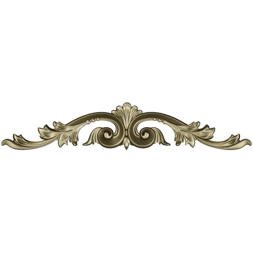 Rococo Acanthus Applique STL for CNC milling