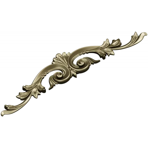 Rococo Acanthus Applique STL for CNC milling