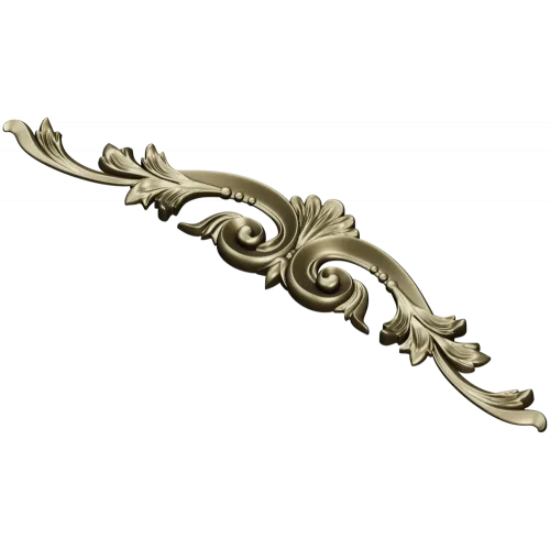 Rococo Acanthus Applique STL for CNC milling