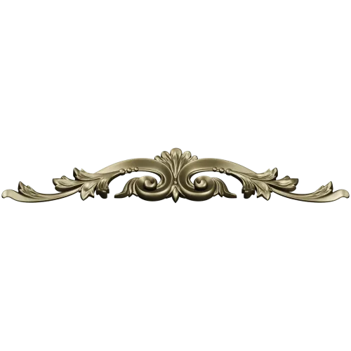 Rococo Acanthus Applique STL for CNC milling