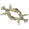 Floral Ribbon Cartouche STL for CNC