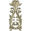 Regal Acanthus Cartouche - STL 3D model for CNC