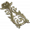 Regal Acanthus Cartouche - STL 3D model for CNC