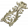 Regal Acanthus Cartouche - STL 3D model for CNC