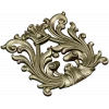 Rococo Acanthus Cartouche STL for CNC