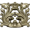 Rococo Acanthus Cartouche STL for CNC