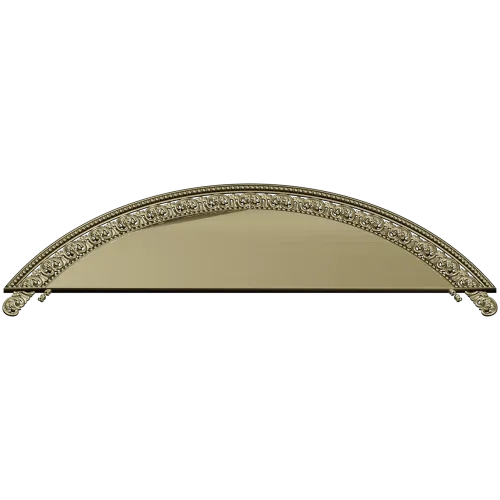 Semi-Circular Acanthus Pediment STL 3D Model
