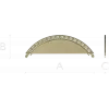 Semi-Circular Acanthus Pediment STL 3D Model