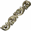 Acanthus Scroll STL 3D Model for CNC - Vertical Decorative Applique