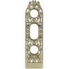 Ornate Vertical Panel STL - Decorative 3D Model for CNC