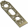 Ornate Vertical Panel STL - Decorative 3D Model for CNC