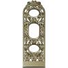 Ornate Vertical Panel STL - Decorative 3D Model for CNC