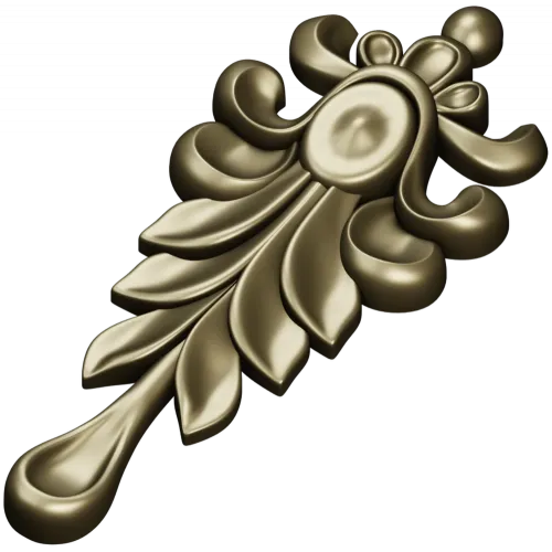 Regal Acanthus Drop - STL 3D Model