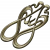 Art Nouveau Ribbon Applique - STL 3D Model for CNC Milling