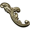Acanthus Scroll STL 3D model for CNC carving