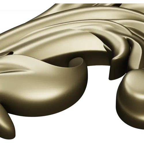 Acanthus Scroll STL 3D model for CNC carving