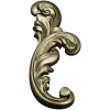 Acanthus Scroll STL 3D model for CNC carving
