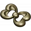 Trinity Bloom Rosette - STL 3D Model for CNC