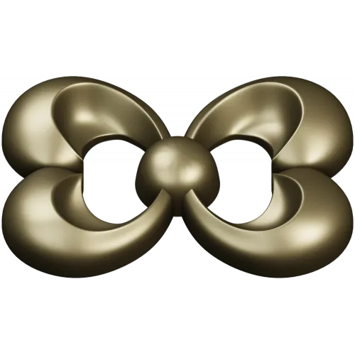 Trinity Bloom Rosette - STL 3D Model for CNC
