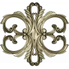 Aurelia Cartouche - ornate acanthus cartouche STL for CNC
