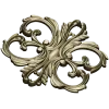 Aurelia Cartouche - ornate acanthus cartouche STL for CNC
