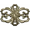 Aurelia Cartouche - ornate acanthus cartouche STL for CNC