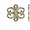 Aurelia Cartouche - ornate acanthus cartouche STL for CNC