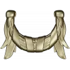 Laurel Ribbon Swag - high-detail STL 3D model for CNC