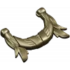 Laurel Ribbon Swag - high-detail STL 3D model for CNC