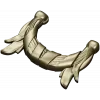 Laurel Ribbon Swag - high-detail STL 3D model for CNC