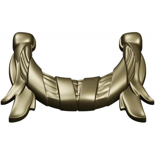Laurel Ribbon Swag - high-detail STL 3D model for CNC