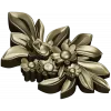 High-relief Floral Applique STL for CNC Milling