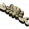 Floral Applique STL for CNC Milling