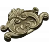 Rococo Shell Cartouche STL for CNC