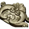 Rococo Shell Cartouche STL for CNC