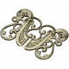 Rococo Floral Cartouche 3D model STL for CNC
