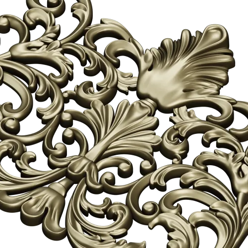 Акантовый картуш Лоренцо - 3D модель STL для ЧПУ