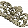 Royal Acanthus Cartouche - STL 3D model for CNC