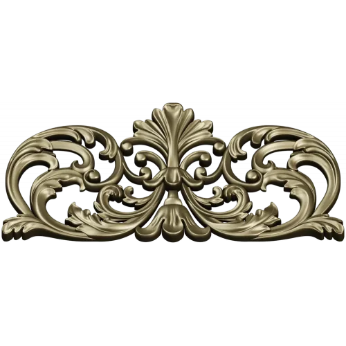 Royal Acanthus Cartouche - STL 3D model for CNC