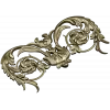 Rococo Floral Cartouche STL for CNC