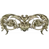 Rococo Floral Cartouche STL for CNC